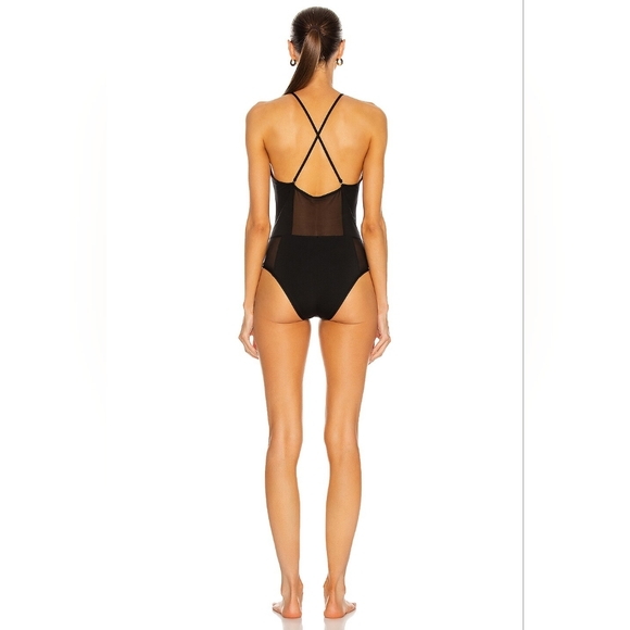 Wolford Juventas Beach body Mesh Panels Swimsuit Variable Strap quick-drying XS - Picture 2 of 16